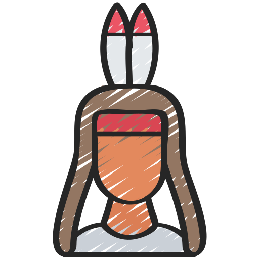amerikanischer ureinwohner kostenlos Icon