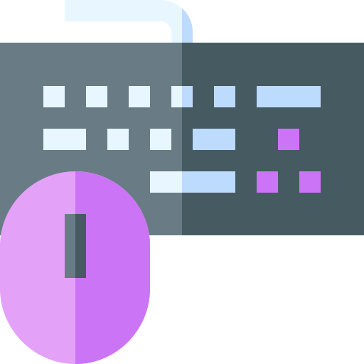teclado y ratón icono gratis