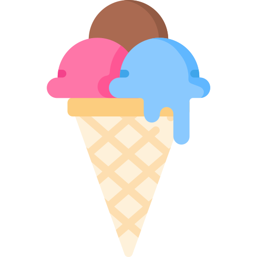 Ice cream Special Flat icon