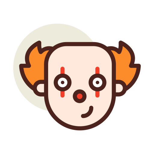 payaso icono gratis