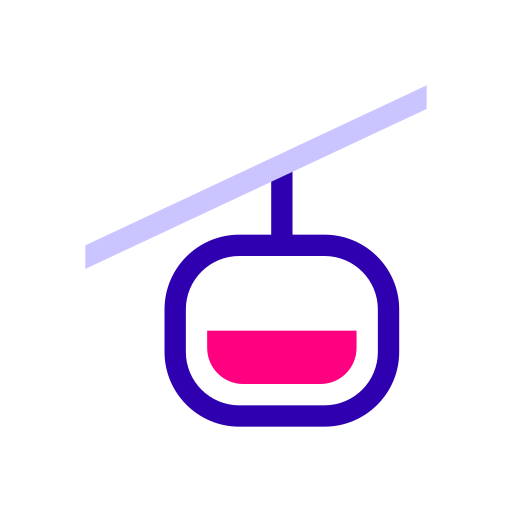 teleférico icono gratis