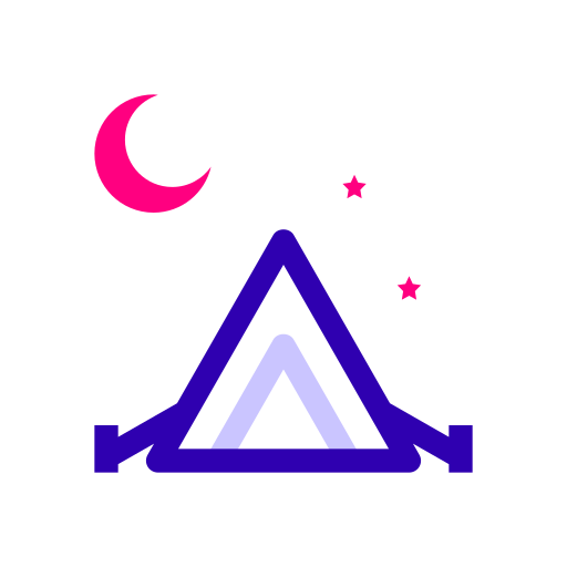 cámping icono gratis