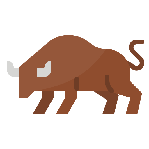 Bull Aphiradee Monkik Flat Icon