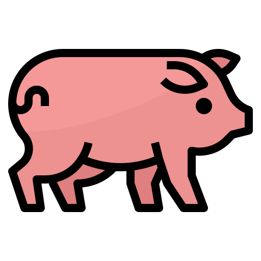 Pig Aphiradee (monkik) Lineal Color icon