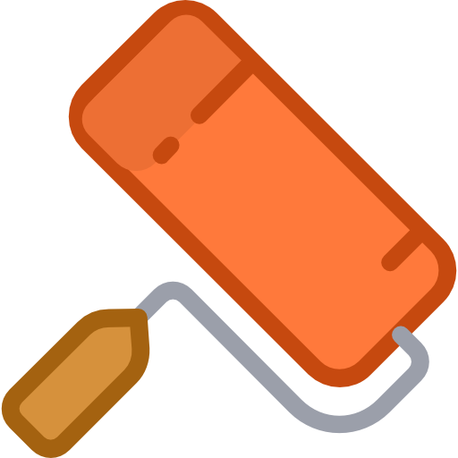 rodillo de pintura icono gratis