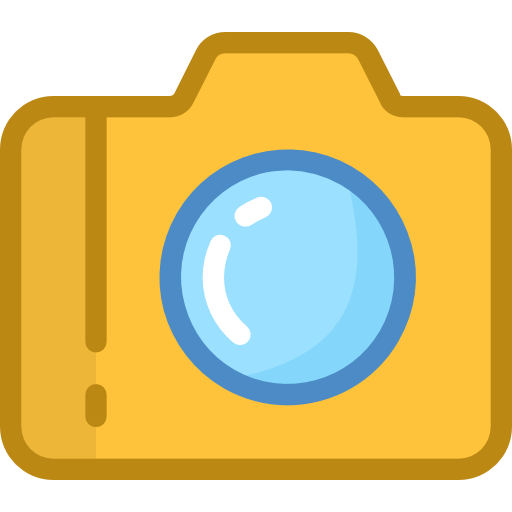 cámara de fotos icono gratis