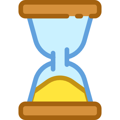 reloj de arena icono gratis