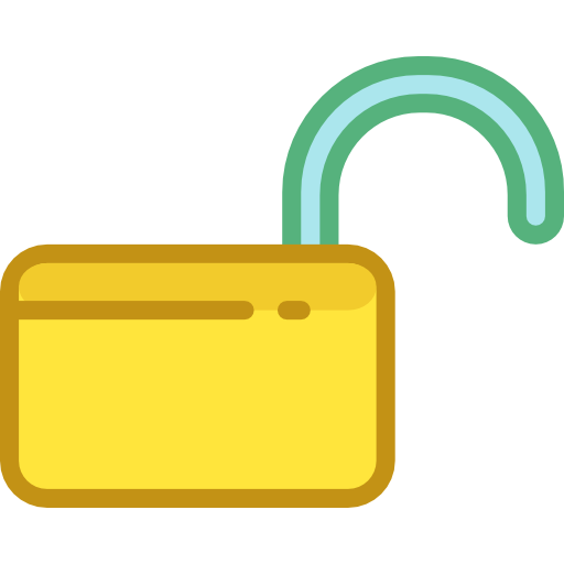 desbloqueado icono gratis