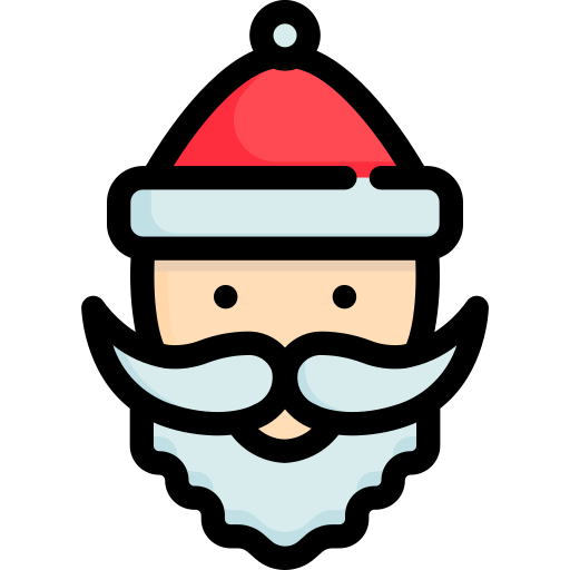 papá noel icono gratis