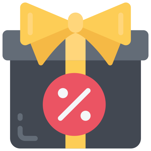 Sale items free icon