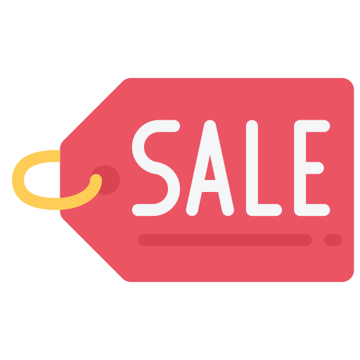 Sale tag free icon Sale tag free icon