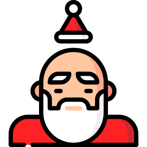 papá noel icono gratis