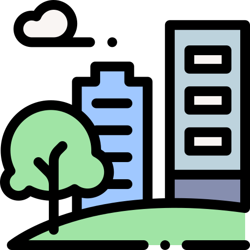 City - Free buildings icons