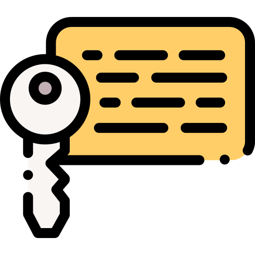 palabra clave icono gratis