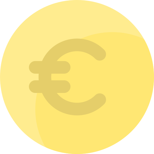 euro icono gratis