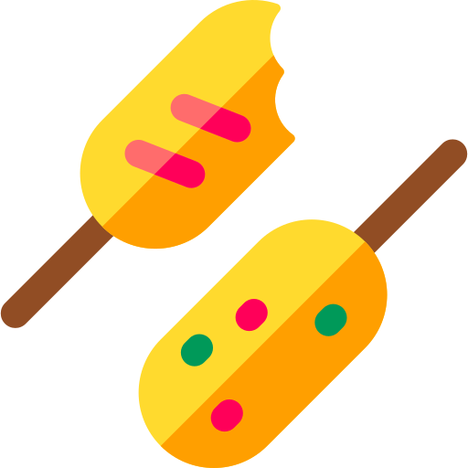 corndog icono gratis