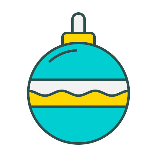 Christmas ball Generic Thin Outline Color icon