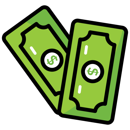 dólares icono gratis