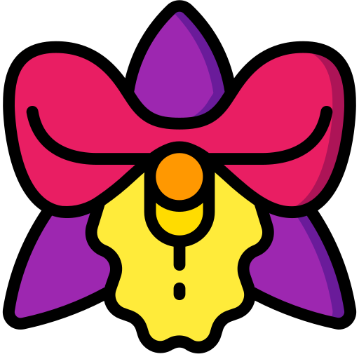 orquídea icono gratis