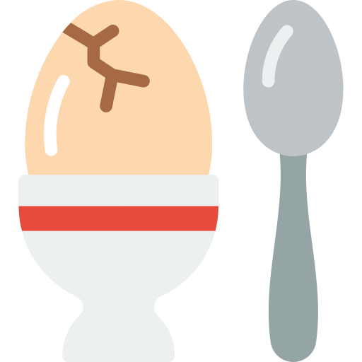 Boiled egg free icon