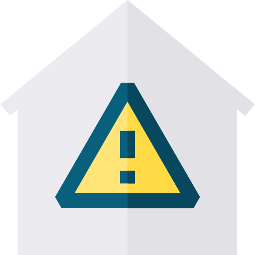 Warning Basic Straight Flat Icon