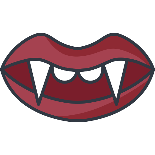 Vampire Generic Outline Color icon