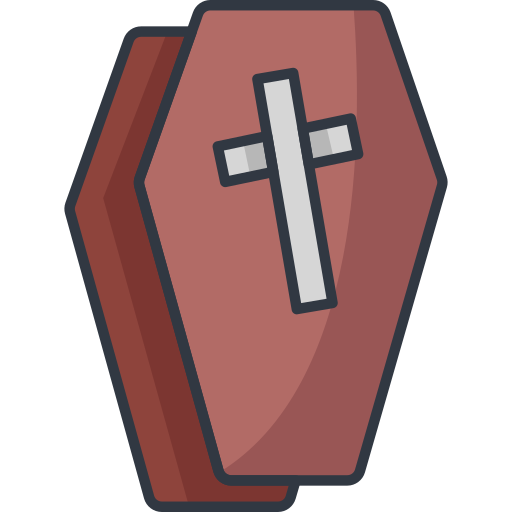 Coffin Generic Outline Color icon