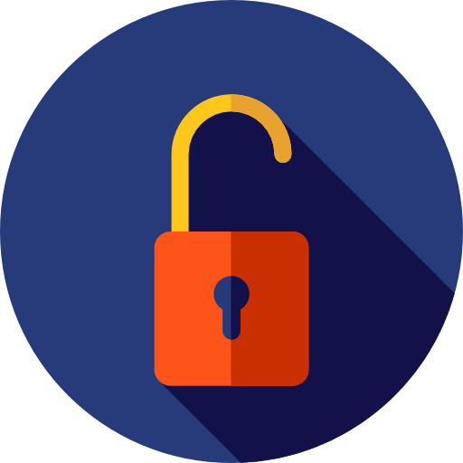 desbloqueado icono gratis