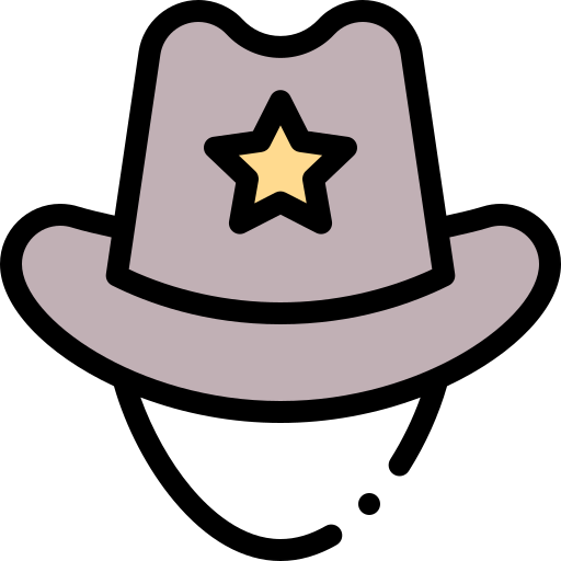 sombrero de vaquero icono gratis