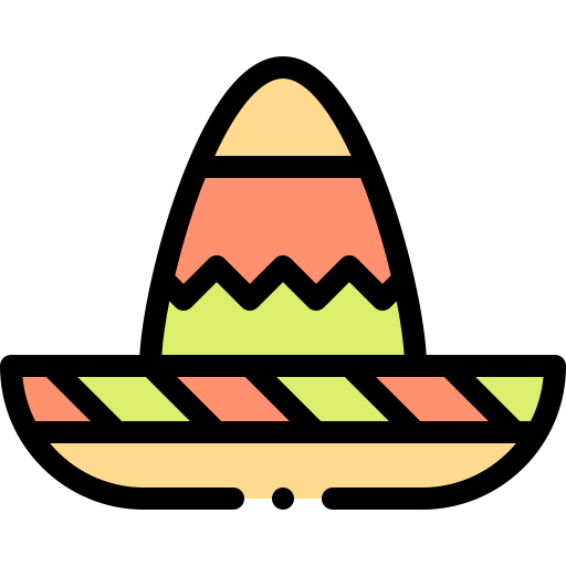 sombrero mexicano icono gratis