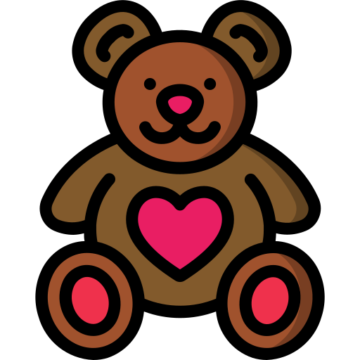 oso de peluche icono gratis