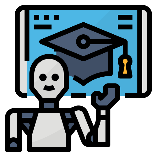 educación en línea icono gratis