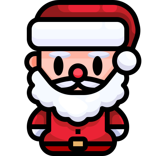 papá noel icono gratis