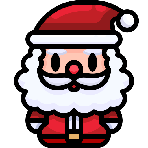 papá noel icono gratis