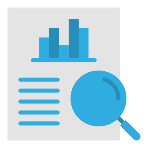 análisis de los datos icono gratis