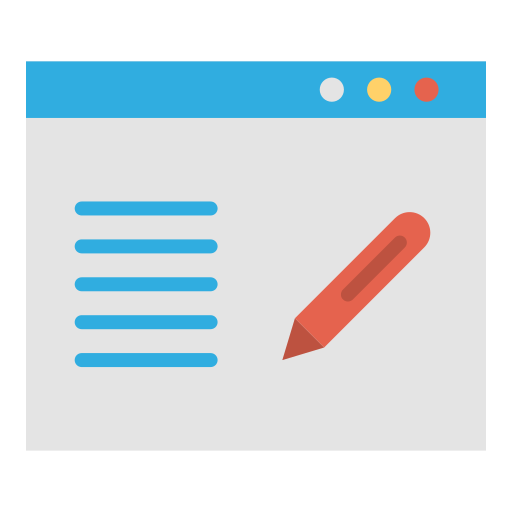 redacción de contenido icono gratis