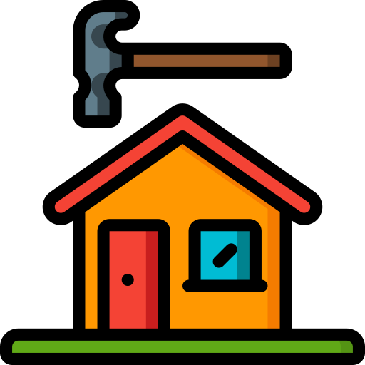 House Basic Miscellany Lineal Color icon