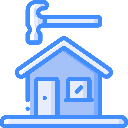 House Basic Miscellany Blue icon