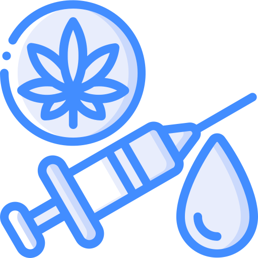 Injection icon Basic Miscellany Blue