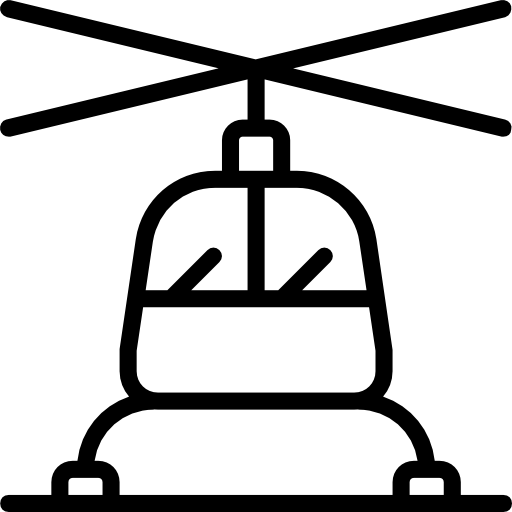 helicóptero icono gratis