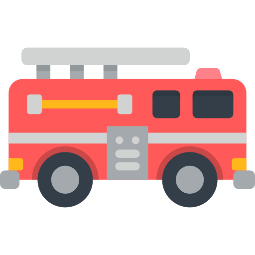 Car, emergency, engine, fire, isometric, red, truck icon - Download