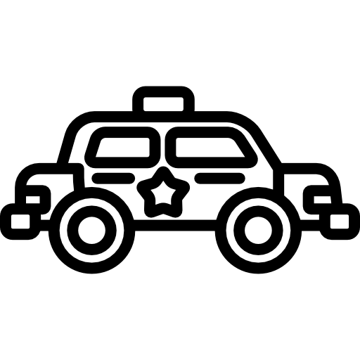 polizeiauto kostenlos Icon