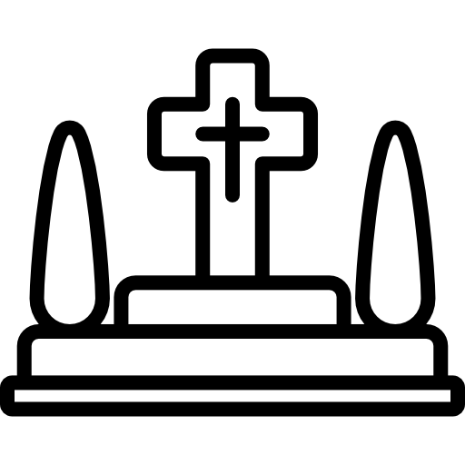 cementerio icono gratis