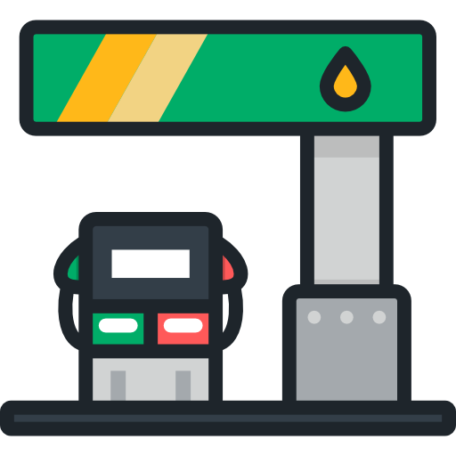 Gas station - Free buildings icons