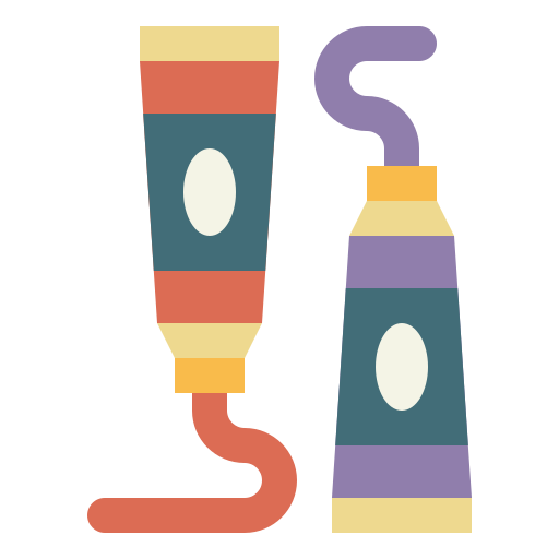 tubo de pintura icono gratis