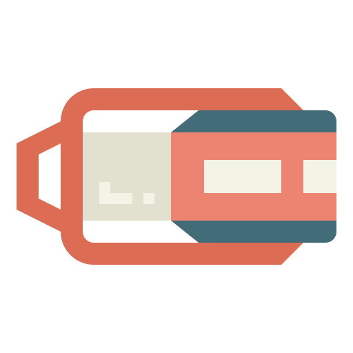 Pendrive Smalllikeart Flat icon