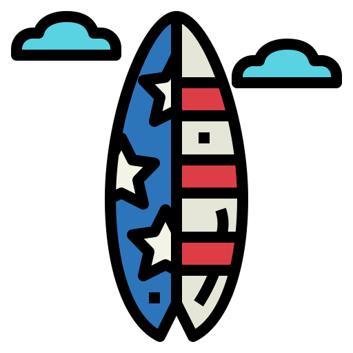 Surfboard free icon Surfboard free icon