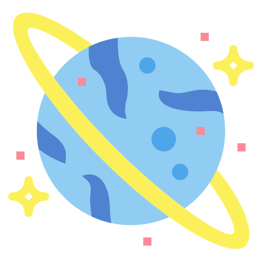 Uranus Smalllikeart Flat icon