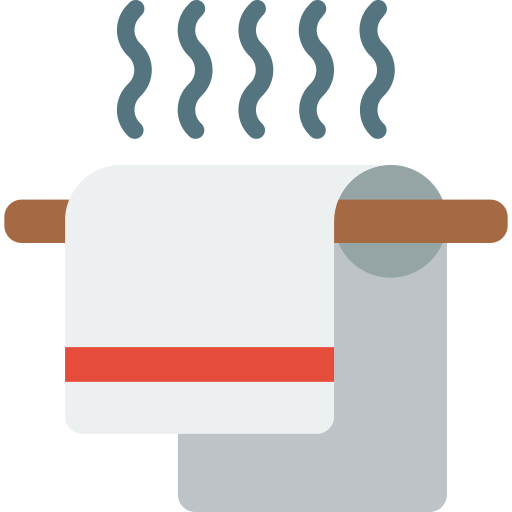toalha quente grátis ícone
