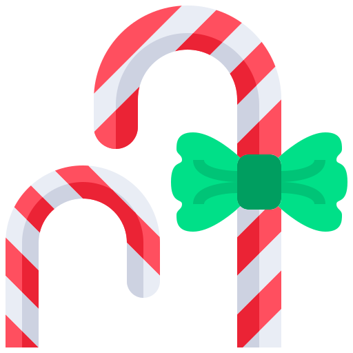 Candy cane free icon